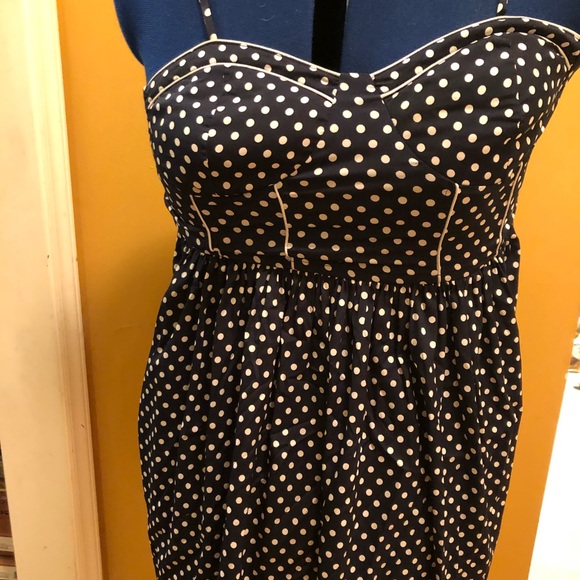 American Rag Cie Polka-Dot Dress Size Large - Picture 1 of 1